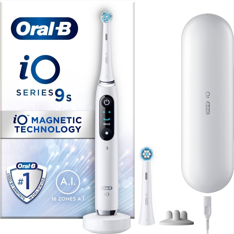 Oral-b - Io9s Hvid Alabaster Elektrisk Tandb�rste