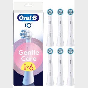 Oral B - Oral-b Io Gentle Care Brstehoveder - White - 6 Stk