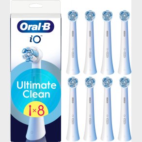 Oral B - Oral-b Io Ultimate Clean Brstehoveder - White - 8 Stk