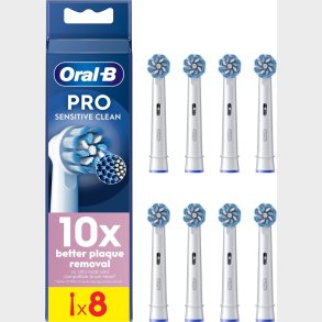 Oral B - Pro Sensitive Clean B�rstehoveder - White - 8 Stk