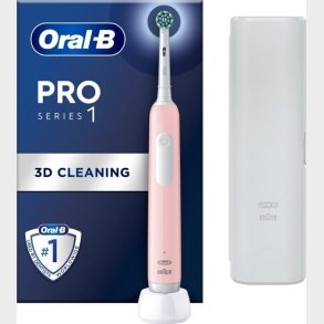 Oral-b - Pro1 Pink Elektrisk Tandb�rste + Tc