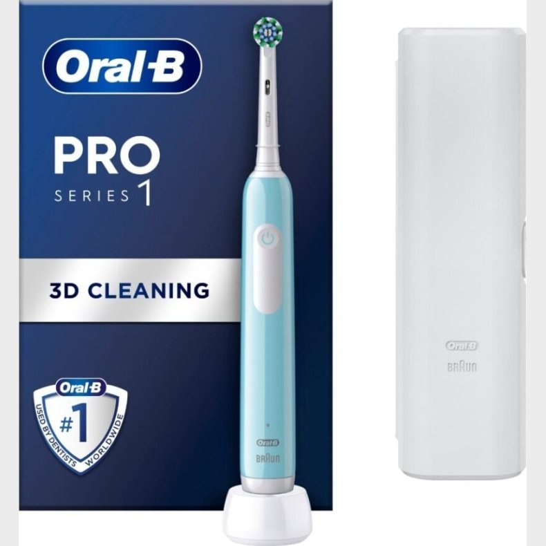 Oral-b - Pro1 Turkis Elektrisk Tandb�rste + Tc