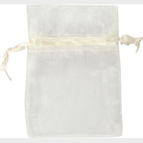 Organzapose - Str. 7x10 Cm - Rhvid - 10 Stk.