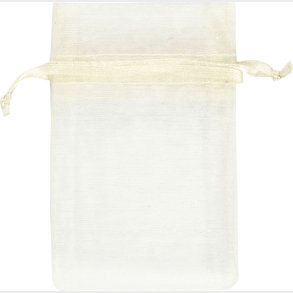 Organzapose - Str. 7x10 Cm - Rhvid - 10 Stk.