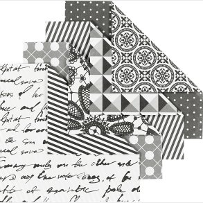 Origami Papir - Str. 10x10 Cm - 80 G - 50 Forskellige Ark