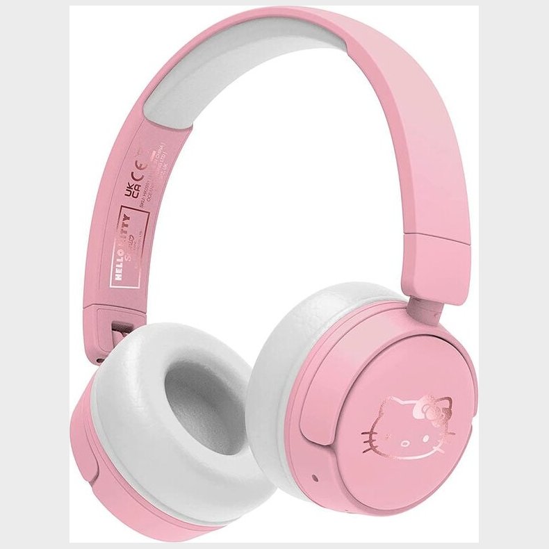 Hello Kitty - Tr�dl�se H�retelefoner Til B�rn - Lyser�d