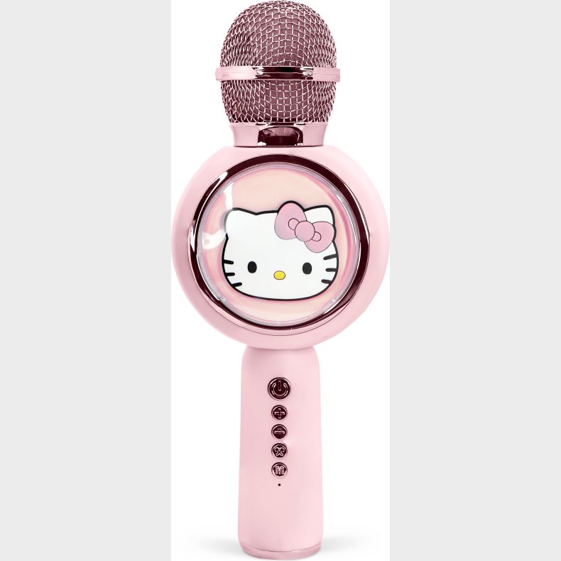 Hello Kitty - Karaoke Mikrofon Med Lys Til B�rn