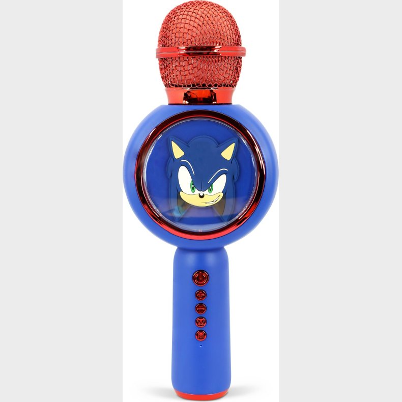 Sonic - Karaoke Mikrofon Med Lys Til B�rn - Bl�