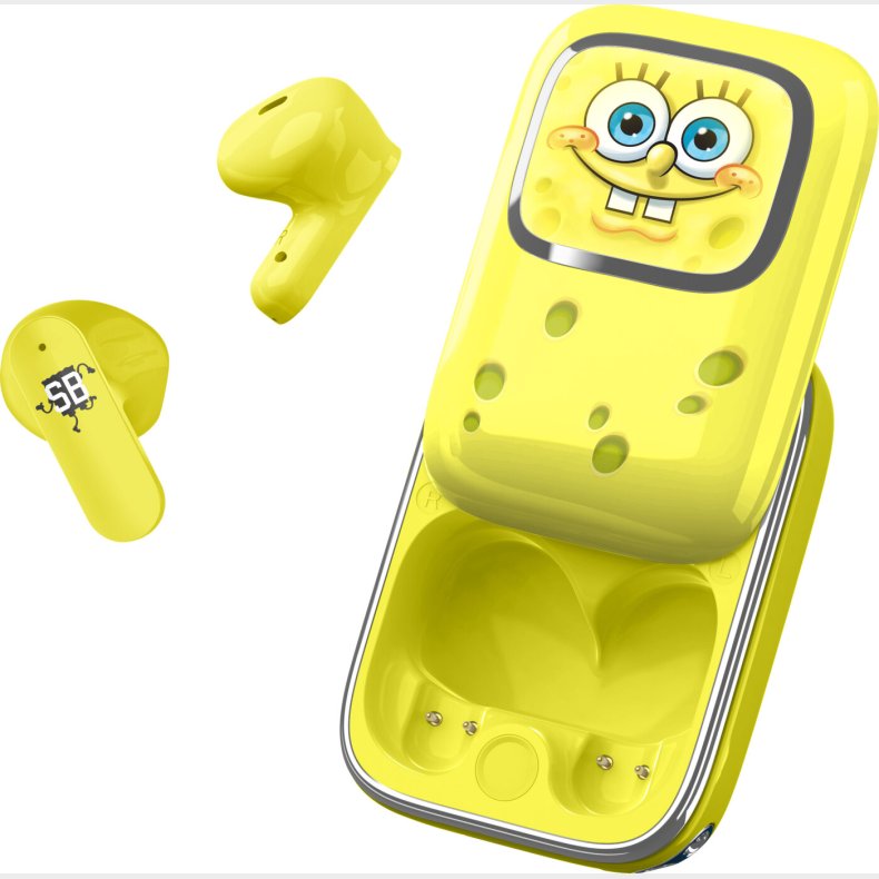 Svampebob Firkant - Tr�dl�se Earbuds H�retelefoner Til B�rn