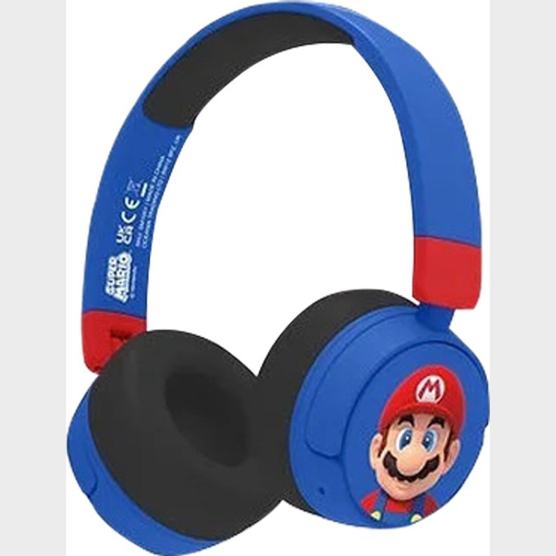 Super Mario - Tr�dl�se H�retelefoner Til B�rn - Bl�