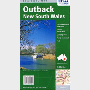Hema Maps - Outback New South Wales - English book