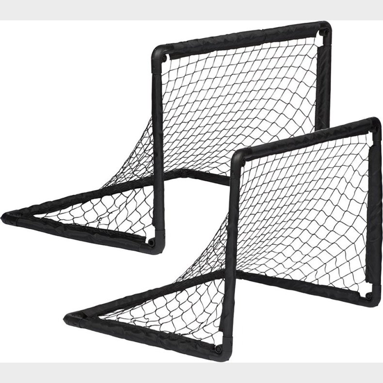 Foldbare Fodboldml Til Haven - 90x60,5x61 Cm - 2 Stk - Outsiders