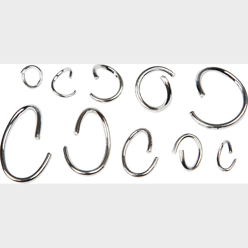 Oval- Og O-ring - Sortiment - Forslvet - 800 Assorterede