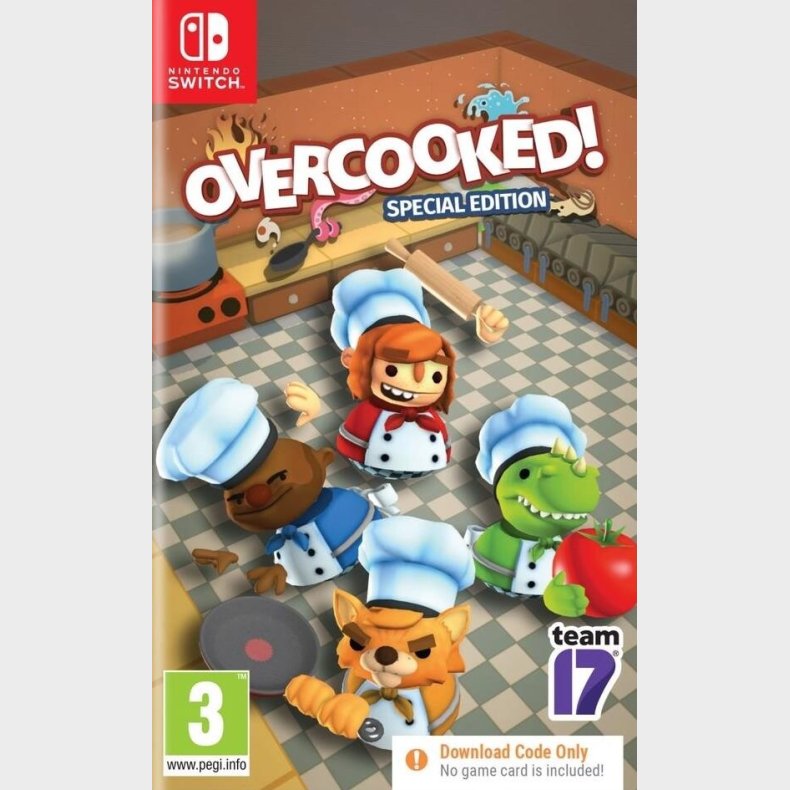 Overcooked! Special Edition - Kode I Boks - Nintendo Switch