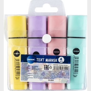 Overstregningspen 1-5 Mm - 4ass Pastel - Centrum