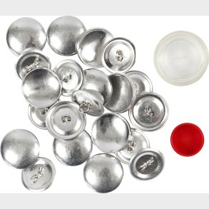 Overtrksknapper -  22 Mm - 12 Stk.