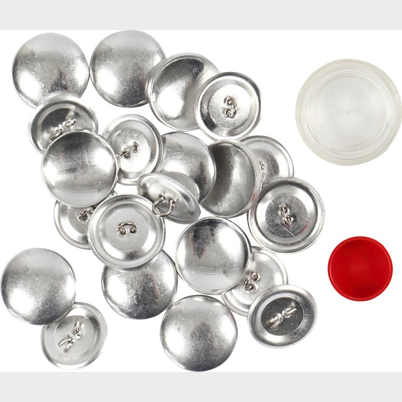 Overtrksknapper -  22 Mm - 12 Stk.