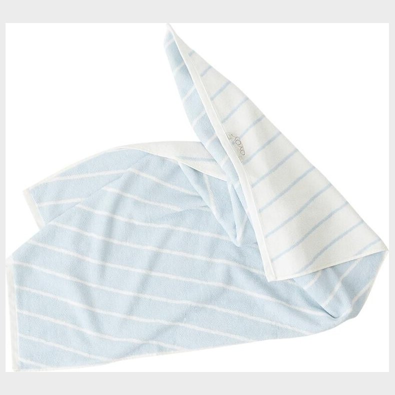 Oyoy Living Design - Raita kologisk Hndklde - 70x140 Cm - Cloud Ice Blue