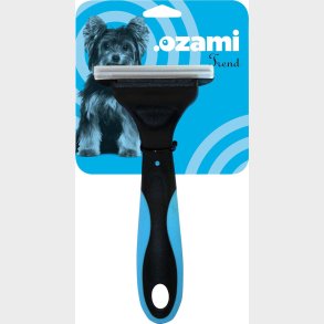 Ozami - Medium Furminator Med T�tte T�nder  Til Korth�ret Racer Af Hunde Og Katte