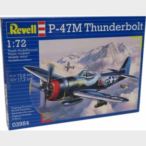Revell - P-47m Thunderbolt Modelfly Byggest - 1:72- 03984