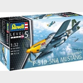 Revell - P-51d-5na Mustang Fly Byggest - 1:32 - 64148