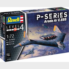 Revell - P-series Arada Ar E.555 Modelfly - 1:72 - Level 4 - 03790