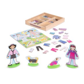 Melissa & Doug | Magnetisk pkldningsdukke, Bedste veninder