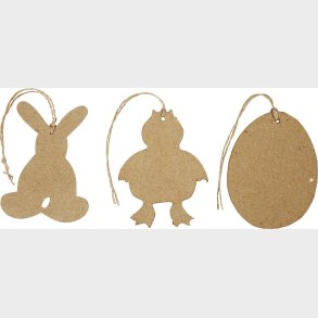 Pskeophng - Hare - Kylling - g - H 10 Cm - 6 Stk.