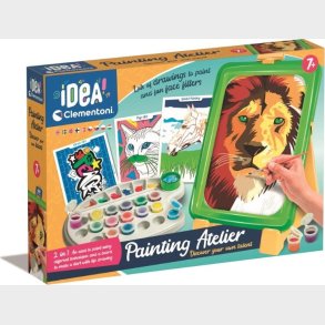 Clementoni - Bordstaffeli St Med Maling Og Motiver - Brn