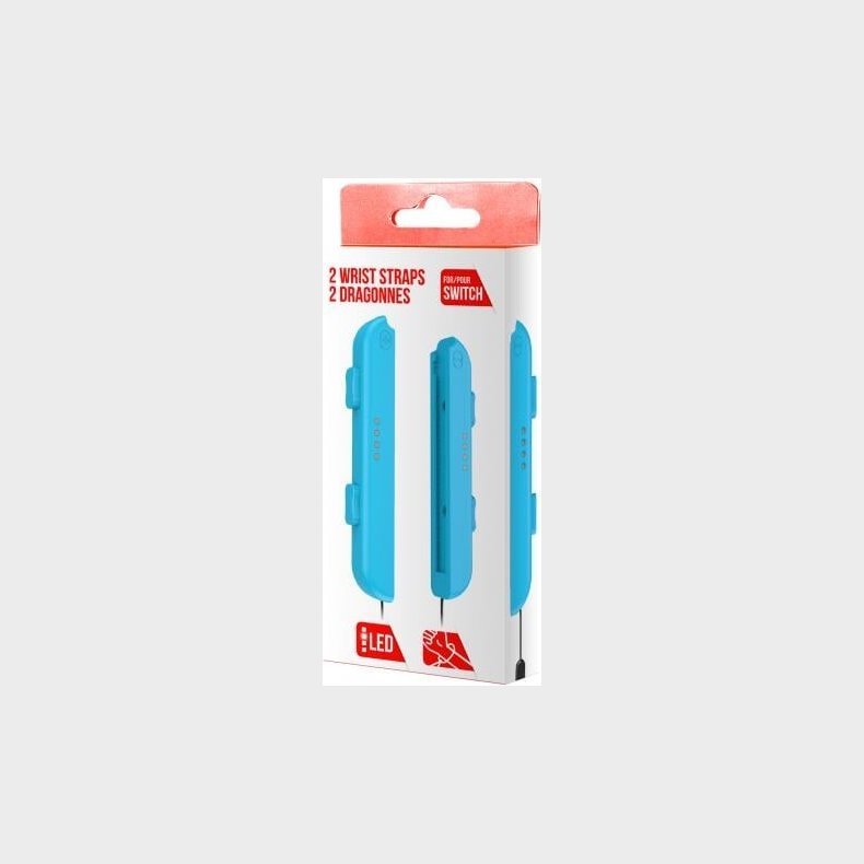 Pair Of Joy-con Hand Wrist Straps Blue