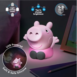 Paladone - Peppa Pig Silicone Light Rechargeable