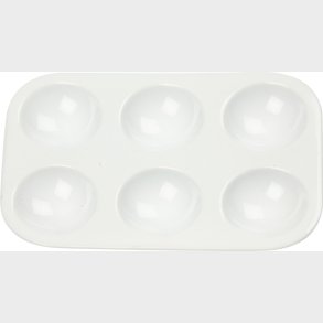 Palette - Str. 13x8,5 Cm - Hvid - 1 Stk.