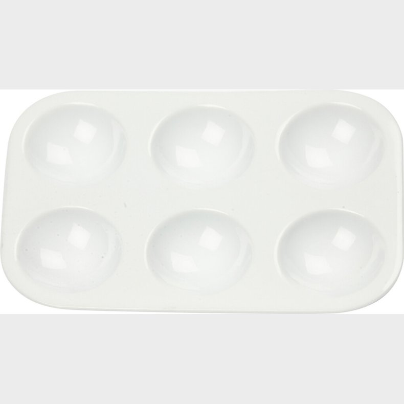 Palette - Str. 13x8,5 Cm - Hvid - 1 Stk.