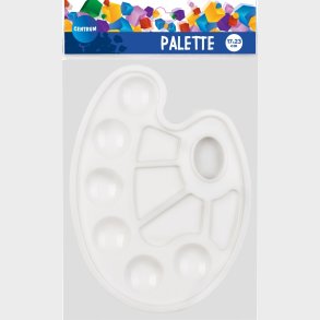 Palette Til Maling 22 X 17 Cm - 10 Rum - Centrum