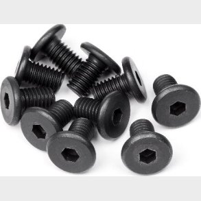 Pan Head Screw M5x8mm (hex Socket/10pcs) - Hp100550 - Hpi Racing