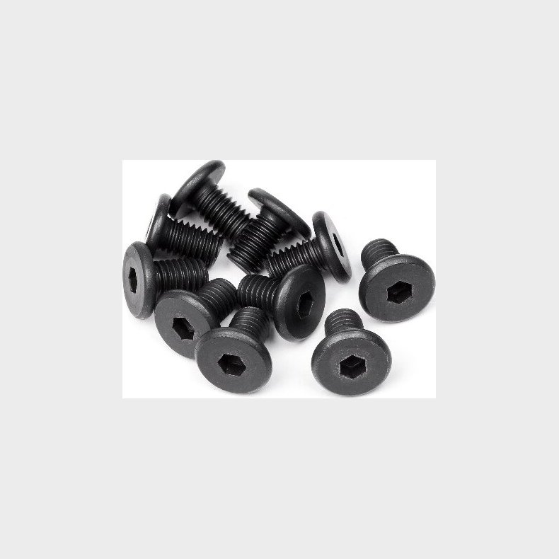 Pan Head Screw M5x8mm (hex Socket/10pcs) - Hp100550 - Hpi Racing
