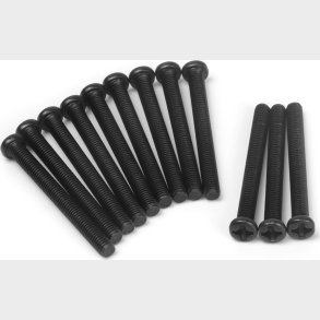 Pan Head Screws 3�30mm (12pcs) - 540459 - Blackzon