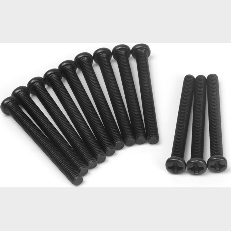 Pan Head Screws 3�30mm (12pcs) - 540459 - Blackzon