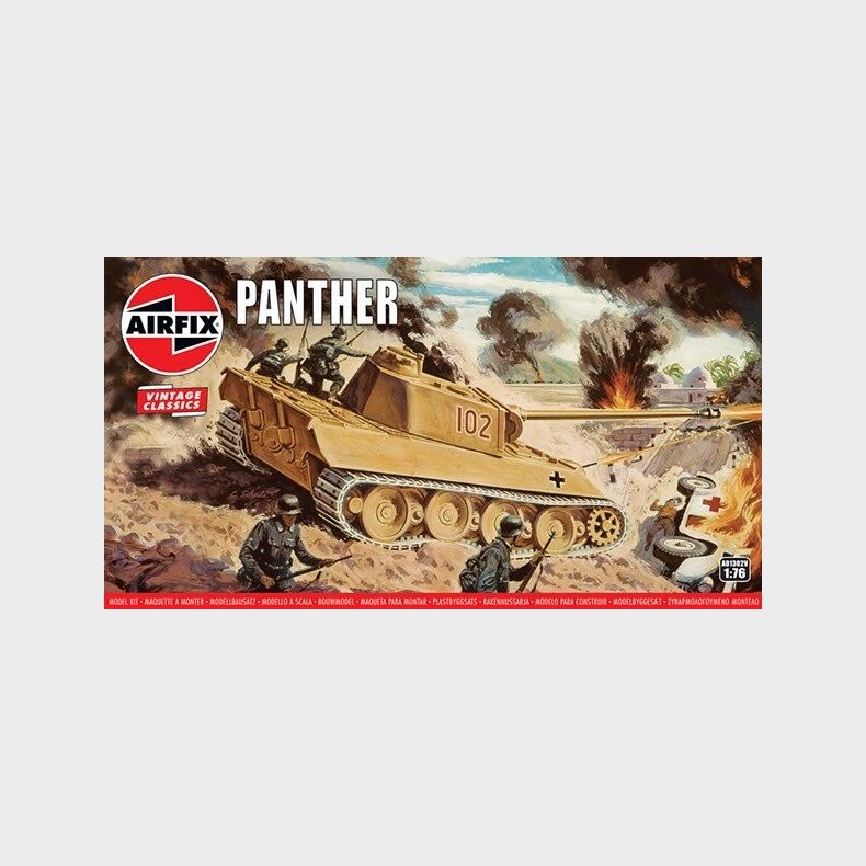 Airfix - Panther Tank Bygges�t - Vintage Classics - 1:76 - A01302v