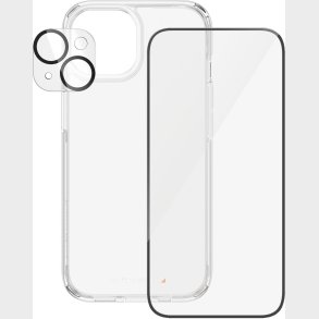 Panzerglass - Apple Iphone 15 - Skrmbeskyttelse + Picture Perfect + D30 Hardcase
