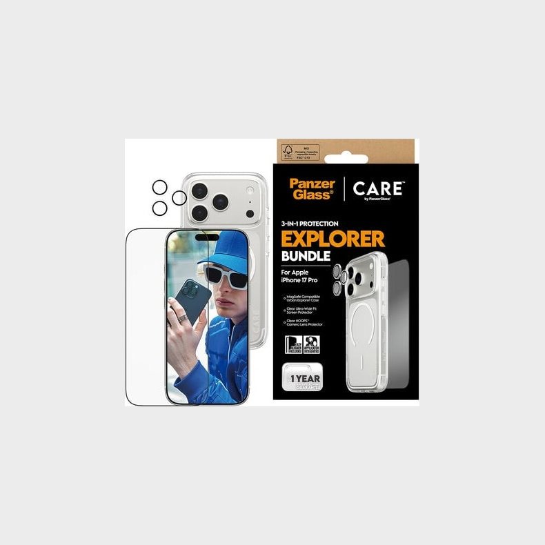 Care By Panzerglass - Iphone 17 Pro - 3-in-1 Explorer Bundle