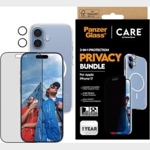 Care By Panzerglass - Iphone 17 - 3-in-1 Privacy Cover Bundle