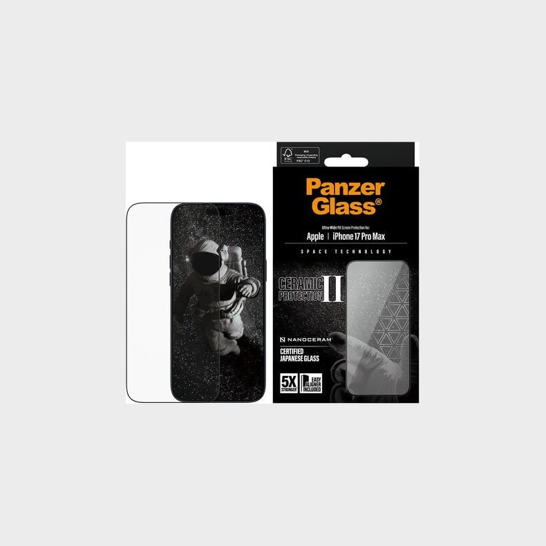 Panzerglass - Iphone 17 Pro Max - Ceramic Ii Protection - Uwf