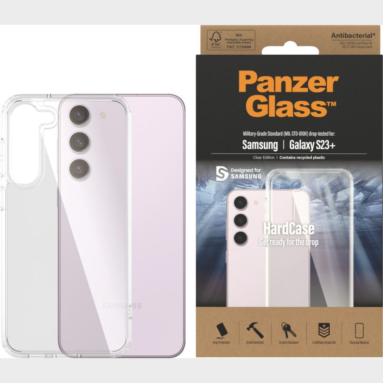 Panzerglass - Samsung Galaxy S23 Plus - Hardcase Cover - Gennemsigtig