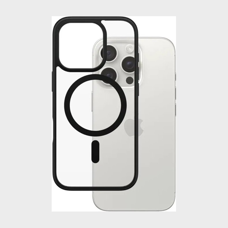 Panzerglass - Hardcase Magsafe Cover - Iphone 16 Pro - Sort