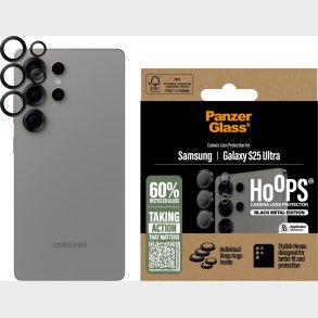 Panzerglass - Hoops - Galaxy S 2025 Ultra - Linsebeskyttelse - Sort