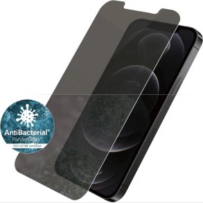 Panzerglass - Iphone 12/12 Pro Privacy Skrmbeskyttelse - Sort - Antibakteriel