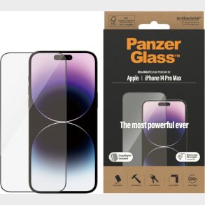 Panzerglass - Iphone 14 Pro Max Skrmbeskyttelse