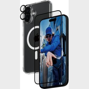 Panzerglass - Iphone 16 Plus 7'' - 3-i-1 Cover Beskyttelsesst