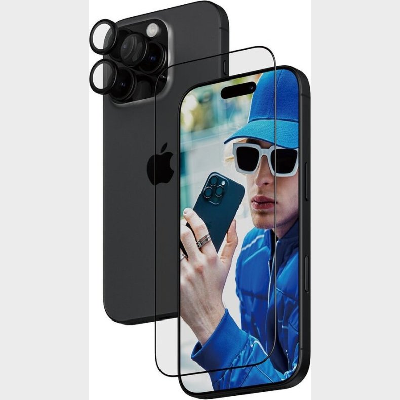 Panzerglass - Iphone 16 Pro 6.3'' - 2-i-1 Cover Beskyttelsess�t